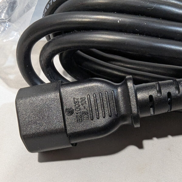 MSL (QTY 5) 12Ft IEC C13 to C14 AC Power Cords 10A 250V 18AWG (3) MSL (QTY 5) 12Ft IEC C13 to C14 AC Power Cords 10A 250V 18AWG