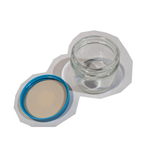 Sci-Spec (Qty 20) 60 mL, Clear Glass Wide Mouth Septum Jars (174702)