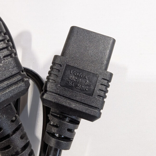 Volex 8 Feet IEC C19 to C20 AC Power Cord 15A 250V 14 AWG (N14586)