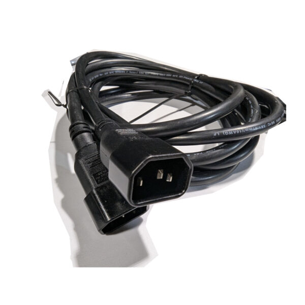 Volex (QTY 2) IEC C13 to C14 6 Feet AC Power Cables 13A 250V 16AWG Black E67601