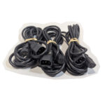 Well Shin (QTY 3) 12 Feet IEC C13 to C14 AC Power Cords 10A 250V 18 AWG (E90165-D)