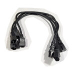 Well Shin (QTY 4) 2 Foot IEC C13 to C14 AC Extension Power Cords 13A 250V 16 AWG (LL57855)