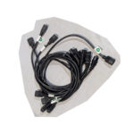 Well Shin (QTY 8) Mixed Length IEC C13 to C14 AC Power Cords 10A 250V 17AWG