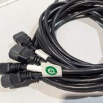 Well Shin (QTY 8) Mixed Length IEC C13 to C14 AC Power Cords 10A 250V 17AWG
