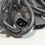 Well Shin (QTY 8) Mixed Length IEC C13 to C14 AC Power Cords 10A 250V 18AWG