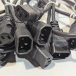 Well Shin (QTY 8) Mixed Length IEC C13 to C14 AC Power Cords 10A 250V 18AWG
