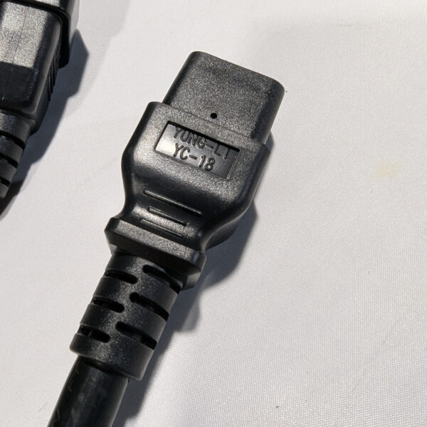 Yung Li 3 Feet IEC C19 to C20 AC Power Cord 20A 250V 12 AWG (PFC2012E36)