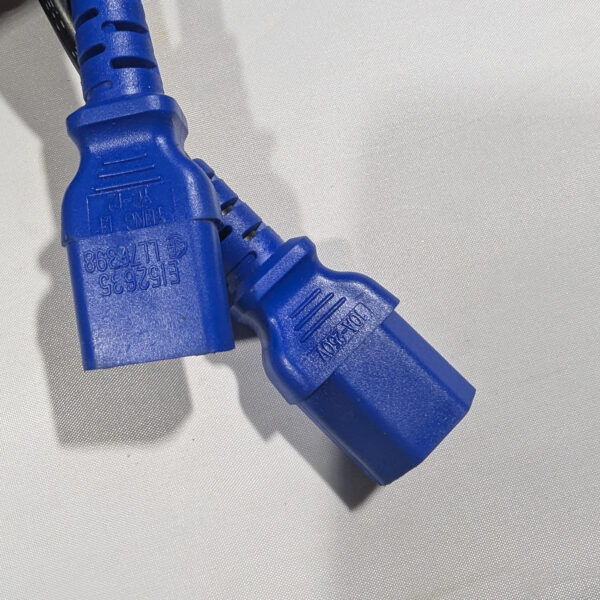 Yung Li (Qty 2) 2 Ft IEC C13 to C14 AC Power Cables 10A 250V 18AWG (LL76398) (2) Yung Li (Qty 2) 2 Ft IEC C13 to C14 AC Power Cables 10A 250V 18AWG (LL76398)