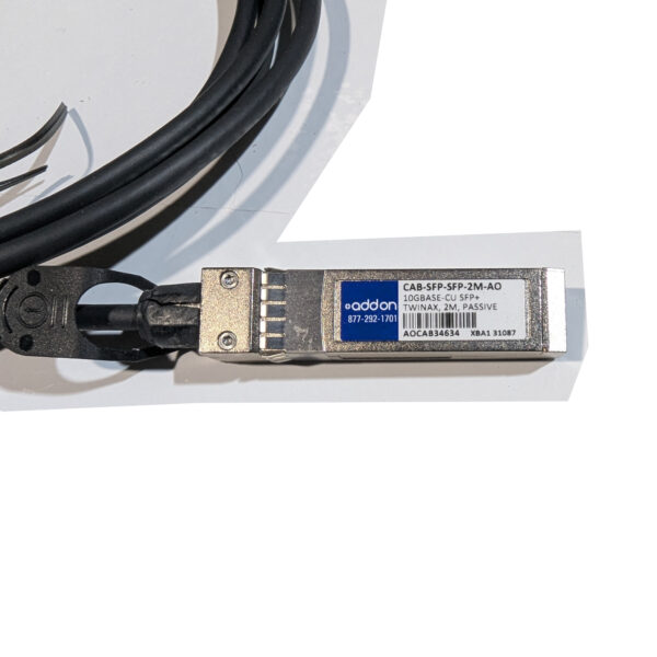 AddOn Arista CAB-SFP-SFP-2M-AO 10GBase-CU SFP+ Direct Attach Cable (Twinax, 2M, Passive)