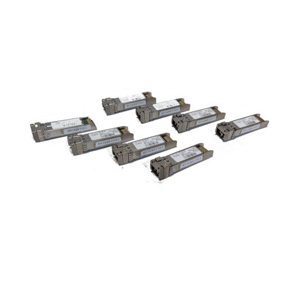 Cisco (Lot of 8) SFP-10G-SR 10GBASE-SR SFP+ Optical Transceiver Modules (P/N 10-2415-03)