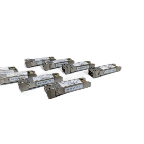 Cisco (Lot of 8) SFP-10G-SR 10GBASE-SR SFP+ Optical Transceiver Modules (P/N 10-2415-03)