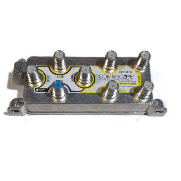CommScope CSPM7G (Home Connect Passive Gateway) 8-Way Coaxial Splitter (1) CommScope CSPM7G (Home Connect Passive Gateway) 8-Way Coaxial Splitter