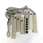 Lot of 6 - Various Power Strips 6-Outlet 15A 120V
