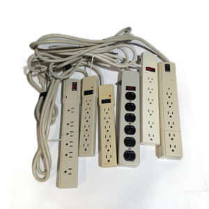 Lot of 6 - Various Power Strips 6-Outlet 15A 120V