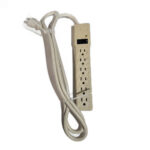 Lot of 6 - Various Power Strips 6-Outlet 15A 120V