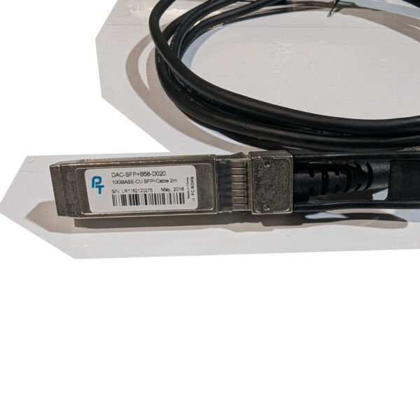 PT Speed SFP+ Male to SFP+ Male DAC 10GBase-CU Cable 2m DAC-SFP+B58-D020