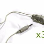 3.5mm Computer PC Microphone Mountable (Lot of 3) with 8 Ft Cable