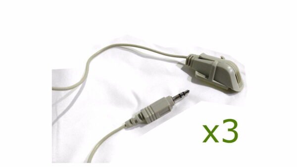 3.5mm Computer PC Microphone Mountable (Lot of 3) with 8 Ft Cable - Image 2