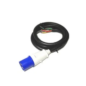 TF Cable 10' 6 AWG 4/C Type W Portable Power Cable 2000V 90C Walther IEC 60309