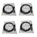 Amphenol 6' USB 3.0 Cable 6 Feet (Lot of 4) USB-A Male to USB-B Male AST RUB3...