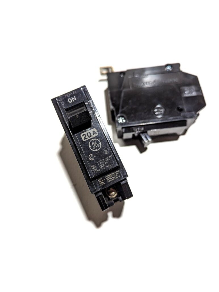 General Electric 20A Circuit Breaker 1 Pole E-11592 Type THQB 120/240V ...