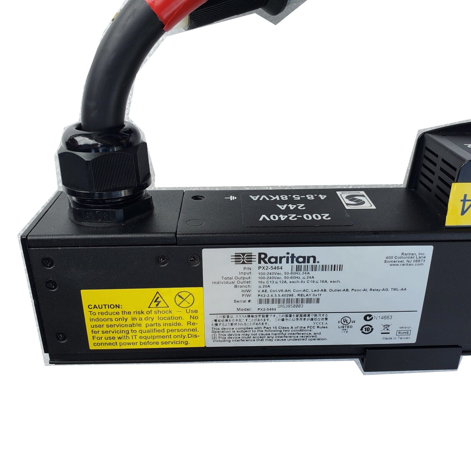 Raritan Dominion PX2-5464 20-Outlets 5kVA PDU