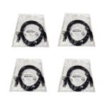 Hotron USB 3.0 Cable 6 Feet (Lot of 4) USB-A Male to USB-B Male 4.8Gbps High-...