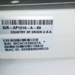 Cisco Aironet 1000 Series 802.11a/b/g Access Point w/Int Antenna AIR-AP1010-A-K9
