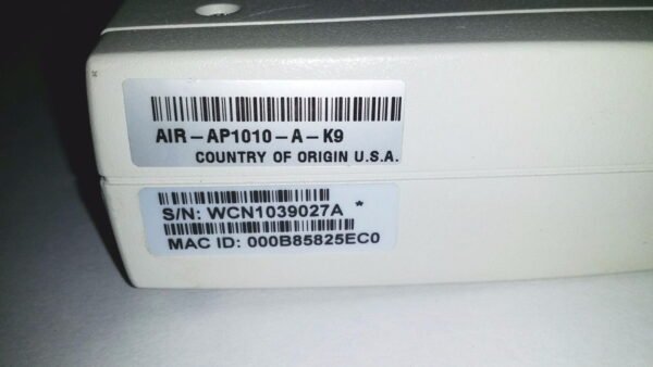 Cisco Aironet 1000 Series 802.11a/b/g Access Point w/Int Antenna AIR-AP1010-A-K9 - Image 6