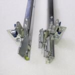 Dell PowerEdge 2550 2650 Rapid Rail 2U Rack Mount Rails 0U4465 0U4466