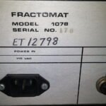 TTI Fractomat 1078 Crack Length Measuring and Control System