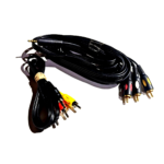 lot of 12 various 3.5mm minijack to rca cables 3' to 6' Lot of 12 Various 3.5mm minijack to RCA Cables 3' to 6'