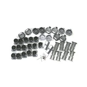 HP Rack Cabinet Cable Management Accessories: (16x) 528622-001, (2x) 528664-001