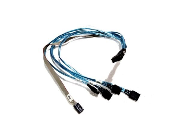 Supermicro Internal MiniSAS to 4 SATA 50cm with Sideband 50cm Cable CBL-0097L-02 - Image 2