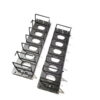 Hubbell x2 Nextframe 3U Horizontal 7-Ring Cable Management Duct Panels HC319CE3N - Image 3