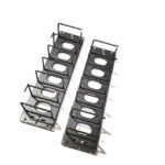 Hubbell x2 Nextframe 3U Horizontal 7-Ring Cable Management Duct Panels HC319CE3N