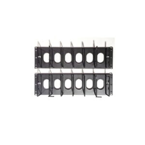 Hubbell x2 Nextframe 3U Horizontal 7-Ring Cable Management Duct Panels HC319CE3N